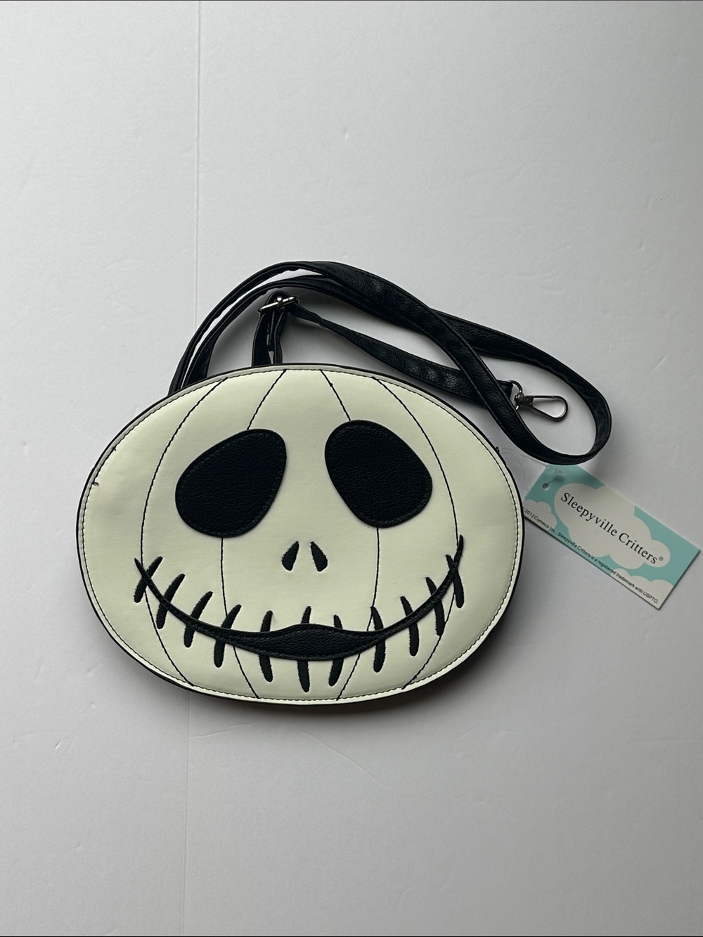 Halloween Glow in the Dark Skeleton Skull Crossbody Bag -